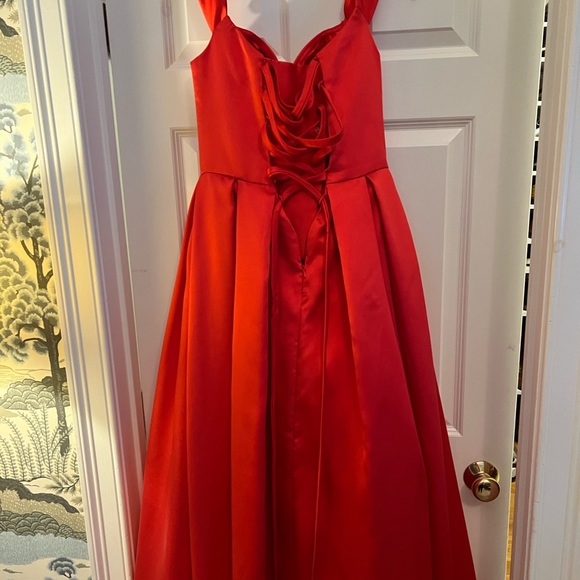 Allie B by Alexandra’s formal red gown - Picture 2 of 8